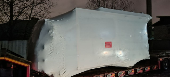 Упаковка в пленку для транспортировки груза автомобильным транспортом